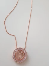 Collares con colgante con letras A-Z de micro pavé y CZ para mujer, en 3 colores, cadena con abalorio, de joyería familiar