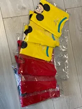 La familia de ropa Padre hijo hija de madre ropa camiseta papá mamá y yo ropa de bebé niño niña Mickey Minnie T-shir