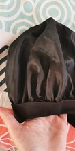 Gorro de descanso de satén para mujer, gorro de dormir liso, para el cuidado del cabello, Unisex