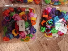 Anillos de Clip de plástico para pájaros de 8MM y 10MM de diámetro interior, Anillo de pie de color para Paloma, 10 colores, artículos para Paloma, 100 Uds.