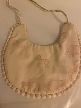 Toalla de Saliva bonita para recién nacidos, Baberos de algodón, Bandana, pañuelo, 1 unidad