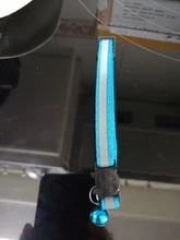 Collares con cascabel para gatos, hebilla de nailon ajustable, Collar reflectante de moda, diseño de cabeza de gato, accesorios para gatos, 21 colores