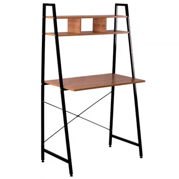 Metal Desk with shelf organizer Wood Oyam 142x84x46cm 7house 
Metal Desk with shelf organizer Wood Oyam 142x84x46cm 7house