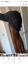 HUAYA-gorro de béisbol sintético, largo y recto, Natural, negro, marrón, pelucas, extensiones de cabello Natural sin costuras