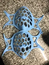 Soporte 3D para mascarilla de adulto, 2 uds., soporte para la nariz y la boca separado, soporte de cojín interno de respiración, soporte transpirable de silicona para mascarilla