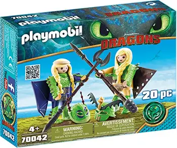 PLAYMOBIL- Chusco and Brusca with flying costume toy, Multicolor, 18.7x14.2x4.7 cm (Brandstätter 70042 geobra)
PLAYMOBIL- Chusco and Brusca with flying costume toy, Multicolor, 18.7x14.2x4.7 cm (Brandstätter 70042 geobra)