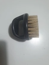 Cepillo de afeitar de piel de jabalí salvaje para hombre, utensilio de limpieza Facial para barbería, herramienta de afeitar con mango