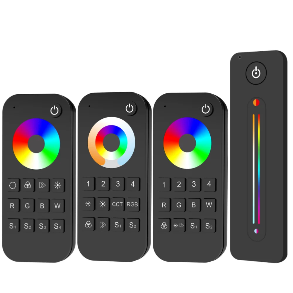 2.4G RF Wireless Remote Control for LED Controller Dimmer RGB RGBW RGBCCT Strip Lights
2.4G RF Wireless Remote Control for LED Controller Dimmer RGB RGBW RGBCCT Strip Lights