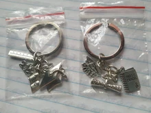 Llavero para ceremonia de graduación, certificado de graduación, recuerdo de graduación, sombrero de graduación, llavero con insignia, 2021