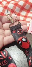 Deadpool-Llavero con correa para el cuello, cordón para tarjeta de identificación de cámara, Z05, 1 Uds.
