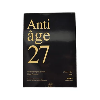 Face Wrapped Mask - Antiage27 Dual Peptide Mask(5pcs) Moisturizing Wrinkle Improvement Elastic Face Skin Care Korea Cosmetic
Face Wrapped Mask - Antiage27 Dual Peptide Mask(5pcs) Moisturizing Wrinkle Improvement Elastic Face Skin Care Korea Cosmetic