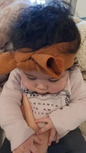Diademas para bebé niña, lazos de punto para recién nacidos, turbante, cintas para el pelo para cabellos de niños, accesorios