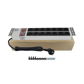 Amp Connect PDU 19 ''2U (7 + 7) 14 WAY GERMANY TYPE (DIN49440) SOCKET 2 UNITS ON/OFF LIGHTED SWITCH ALUMINIUM PROFILE FRAME PDU
Amp Connect PDU 19 ''2U (7 + 7) 14 WAY GERMANY TYPE (DIN49440) SOCKET 2 UNITS ON/OFF LIGHTED SWITCH ALUMINIUM PROFILE FRAME PDU