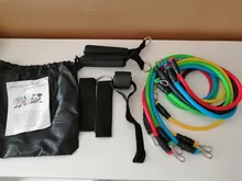 Bandas de resistencia para tirar de la cuerda, conjunto deportivo para hacer ejercicio, bandas elásticas de goma para entrenamiento en casa, gimnasio elástico de entrenamiento