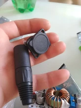 Conector de cable XLR, 3 pines, macho + hembra, conector de cable + tipo de montaje de panel, con cubierta protectora, para Audio/vídeo, 2 uds.
