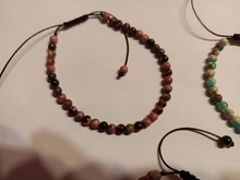 Pulsera de cuentas de piedra ajustable de 4MM para mujer, brazalete tejido de ágatas naturales, jaspe, ónix, lapislázuli, regalo de Año Nuevo, joyería