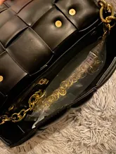 Bolso cruzado pequeño con cadena tejida para mujer, bolso de hombro de cuero de Pu de calidad de lujo, Diseño de tendencia, 2021