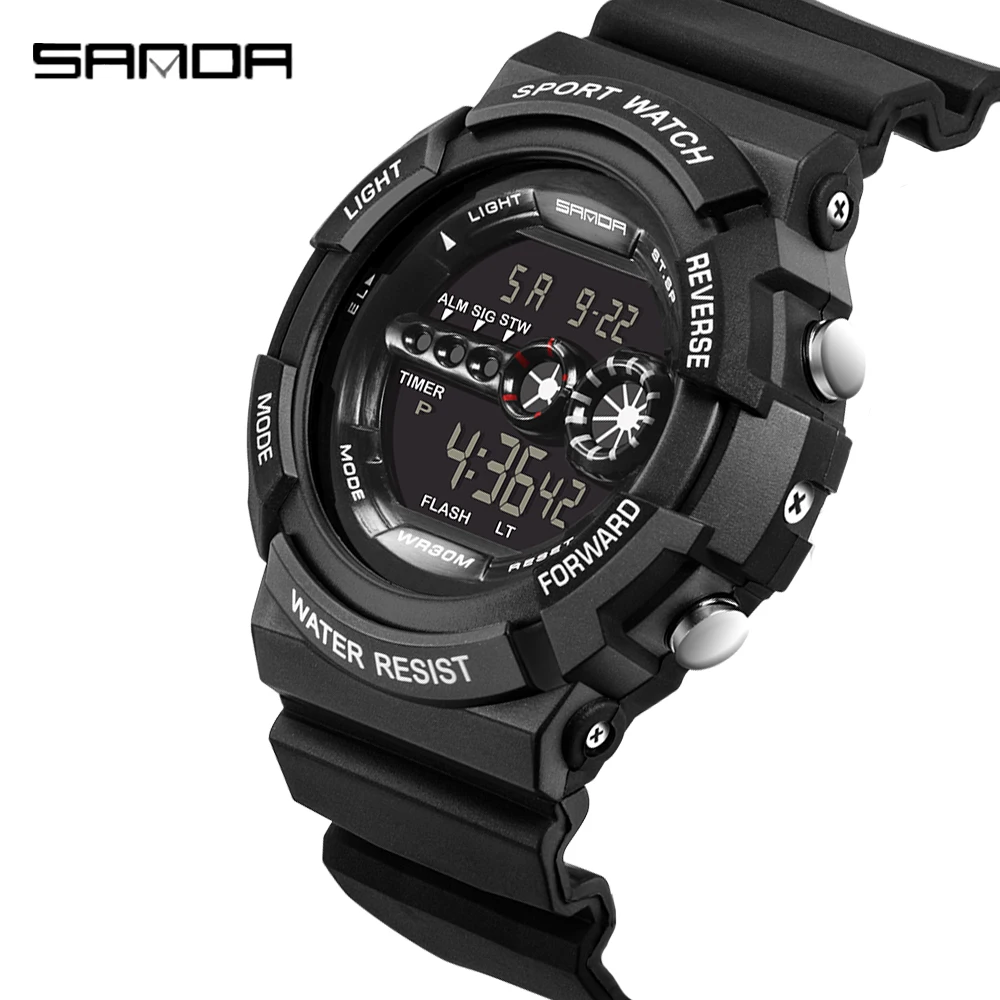 SANDA Fashion Watch Luxury Large Dial Men Watches Outdoor Sport Multi-Function Electronic Watches Waterproof Students Men Watch
SANDA Fashion Watch Luxury Large Dial Men Watches Outdoor Sport Multi-Function Electronic Watches Waterproof Students Men Watch