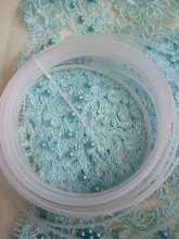 Corset de bonado de plástico y poliéster transparente, 5 yardas, envío directo