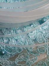 Corset de bonado de plástico y poliéster transparente, 5 yardas, envío directo