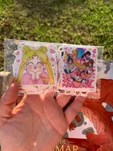 Pegatinas de Sailor Moon para chica, pegatinas de Anime, para equipaje, guitarra, monopatín, resistentes al agua, geniales, DIY, pegatinas de grafiti, juguete clásico, regalo, 10/30/50/100 Uds.