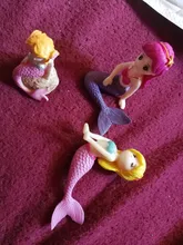 Accesorios de decoración de Acuario, accesorios para mascotas, pecera, adorno bonito de sirenita, pecera, escritorio, 1 Uds.