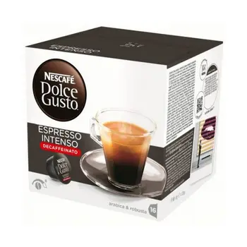 Coffee Capsules Nescafé Dolce Gusto 60924 Espresso Intenso Decaffeinato (16 uds)
Coffee Capsules Nescafé Dolce Gusto 60924 Espresso Intenso Decaffeinato (16 uds)