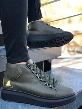 BA0032 BOA Laced Snekaers Khaki Thick Black Bottom Half Wrist 426293531
BA0032 BOA Laced Snekaers Khaki Thick Black Bottom Half Wrist 426293531