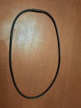 Collar de cuerda trenzada negra para hombre y mujer, collar de cuero, joyería, cierre de acero inoxidable de tono negro, 1mm, 2mm, 3mm