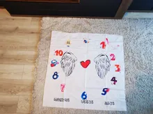 Estera de fondo para fotografía de bebé, utilería para fotos, manta, alfombra para niños, Fondo Infantil, tela, calendario, fotos, accesorios