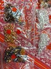 50 unids/lote 5x14mm 6x17mm 8x20mm 7 colores colgantes plateados broches conectores cuentas de cobre cuentas de bola hallazgos de joyería