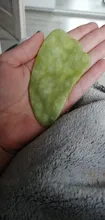 Rodillo masajeador Facial Gua Sha, rascador de doble cabeza, piedra de Jade, Estiramiento Facial de belleza para delgazar, masajeador para cara y cuello, elevación fina