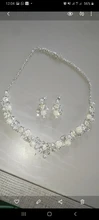 CC-Conjunto de joyería para mujer, collar de perlas, pendientes de tuerca, Gargantilla, colgante, accesorios de compromiso para boda romántica, regalos de novia TL159