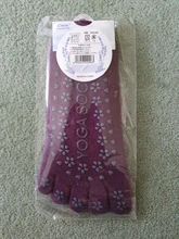 Calcetines antideslizantes de silicona para mujer, medias transpirables para Pilates, Ballet, baile, gimnasio, 1 par