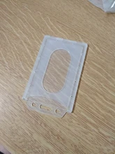 5 uds transparente Vertical de plástico duro ID acceso cubierta de la tarjeta caso tarjeta de crédito titular de la placa de doble lado tarjeta funda, soporte