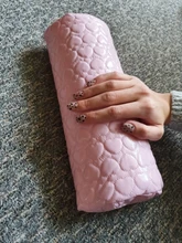 Almohada para decoración de uñas para manicura, reposabrazos para manos, cojín, soporte de cuero PU, equipo de herramientas para uñas de manicura suave