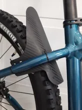 Guardabarros delanteros y traseros para bicicleta, guardabarros de fibra de carbono para bicicleta de montaña y Ciclismo de Carretera