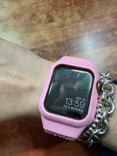 Funda + correa para Apple Watch, banda de 44mm y 40mm, pulsera elástica de 38mm y 42mm trenzada Solo para Apple watch series 6 5 4 3 se