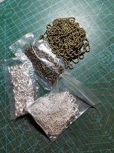 Lote de 100 unidades de 200, 1,5, 2,0 y 2,4mm, cuentas de bolas, conectores de cadena, cierres, accesorios de cadenas de joyería Diy, suministros para collar