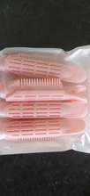 Rodillos de plástico para el pelo, rizador de pelo Natural y esponjoso, ondulador, 4 Uds.