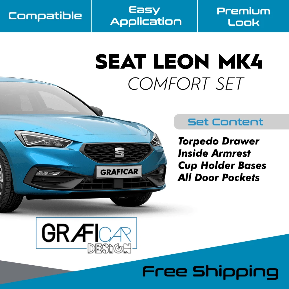 Comfort Set Ready Fabric Coating In-Car Accessory Adhesive Insulation Effective Coating Compatible with Seat Leon Mk4
Comfort Set Ready Fabric Coating In-Car Accessory Adhesive Insulation Effective Coating Compatible with Seat Leon Mk4