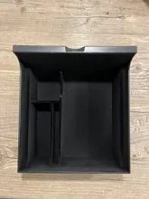 Caja de almacenamiento de reposabrazos Central para coche, organizador de compartimento Central flocado, ABS, soporte de contenedores, para Tesla Model 3 Y 2021
