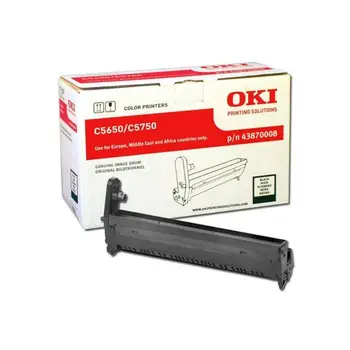 Oki original Drum C5650 C5750 Black 43870008 
Oki original Drum C5650 C5750 Black 43870008