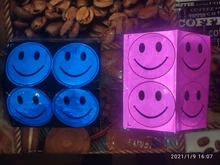 Pegatina reflectante de cara de sonrisa bonita, pegatinas de seguridad para bolsa escolar de dibujos animados de Pvc, pegatinas de decoración de papelería para seguridad de tráfico