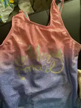 Ropa de playa con corazón de lentejuelas para niños, bañador de una pieza, Monokini, 2020