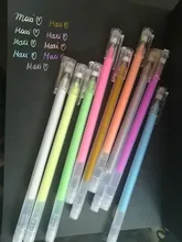 Juego de 9 bolígrafos y 1 cuaderno, diario de bocetos para Graffiti, cubierta suave de papel negro, cuaderno de bocetos, suministros escolares de oficina, 2020