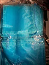 Lote de 100 bolsas de organza para joyas y regalos de 23 colores, bolsitas para regalos de boda, para navidad, para guardar dulces, embalaje de joyerías, 5*7 cm, 7*9 cm, 9x12cm