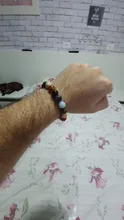 Pulsera de piedras naturales para hombre y mujer, brazalete de cuentas con sistema Solar, Chakra, Yoga, para amantes de los ocho planetas