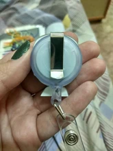 Cordón retráctil de alta calidad para la oficina, 1 Uds. Médicos enfermeros, insignia de identificación, soporte para tarjeta de identificación, llavero cadena Clips