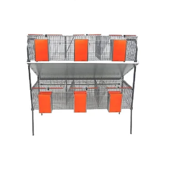 Gomez and Crespo. Economic rabbit cage 6 with 2 floors and 6 departments. Drinker to choose from a hunter and pacifier
Gomez and Crespo. Economic rabbit cage 6 with 2 floors and 6 departments. Drinker to choose from a hunter and pacifier